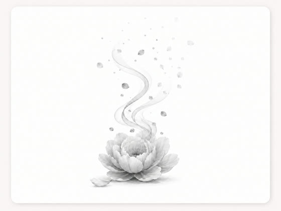 Delicate natural fragrance